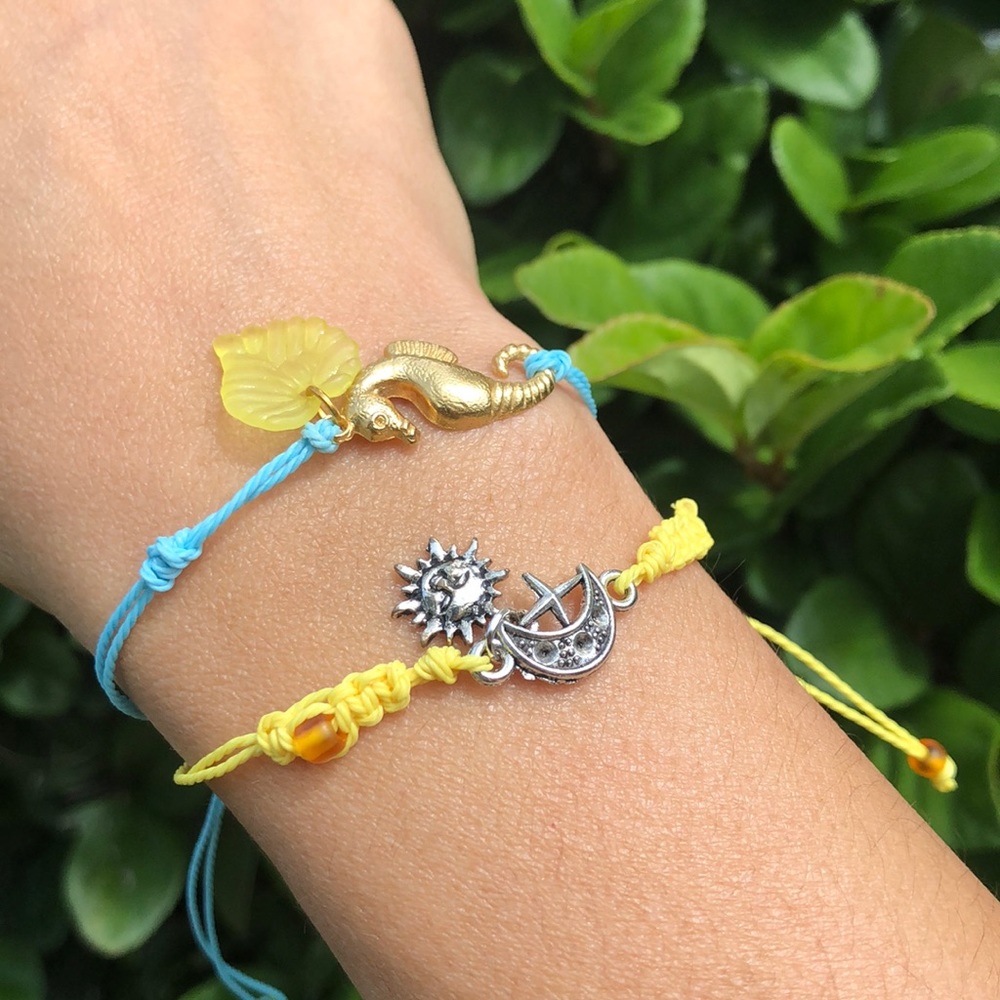 Sea 🌊 and Sun Moon Star  inspiration bracelet